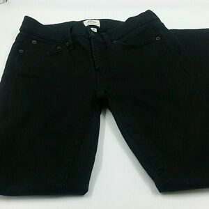 J. CREW l Toothpick Skinny Black NEW F2